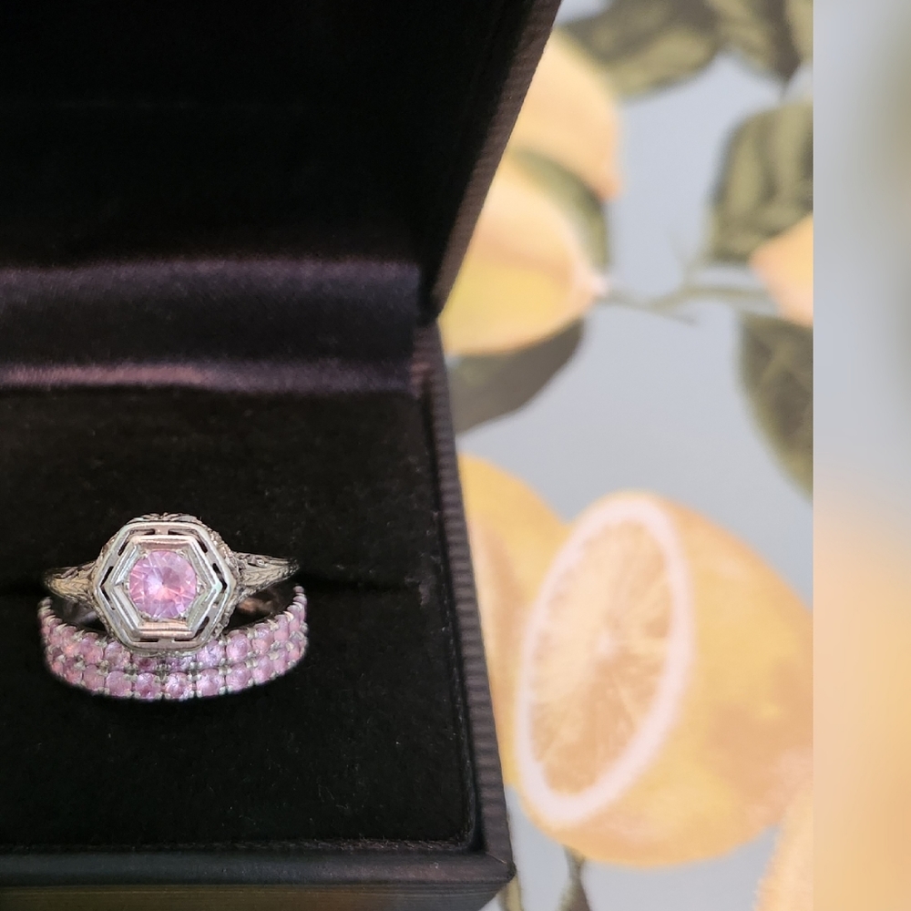 White Gold Sapphire Rings
